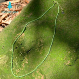 Natural Peridot Choker Necklace Gemstone Women High Jewelry Olivine