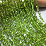 Natural Peridot Semi-Finished Loose Beads DIY Bracelet Necklace