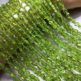 Natural Peridot Semi-Finished Loose Beads DIY Bracelet Necklace