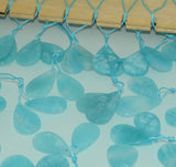 Peru Amazonite Water Drop Pendants, Size: 10mm-18mm, 1 Pair