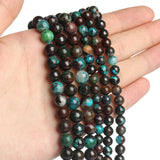 Peru Turquoise Gem Beads Mix 6/8mm Round 15''