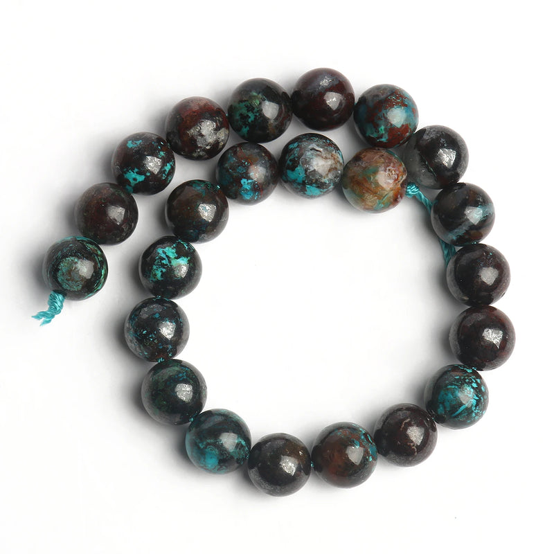 Peru Turquoise Gem Beads Mix 6/8mm Round 15''