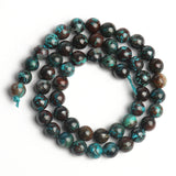Peru Turquoise Gem Beads Mix 6/8mm Round 15''