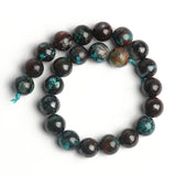 Peru Turquoise Gem Beads Mix 6/8mm Round 15''