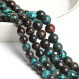 Peru Turquoise Gem Beads Mix 6/8mm Round 15''