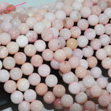 Peruvian Pink Opal Loose Round Beads 8mm-8.3mm
