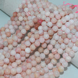 Peruvian Pink Opal Loose Round Beads 8mm-8.3mm