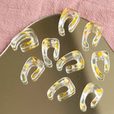 Natural Petal UV Epoxy Patch DIY Jewelry Accessories Earring Material