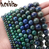 Phoenix Lapis Stone Beads Round Spacer Beads for Jewelry DIY Charms