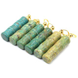 Phoenix Pine Perfume Bottle Green Stone for Jewelry Making
