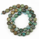 Phoenix Turquoise Stone Beads 6mm 8mm 10mm Round Loose Spacer Bead