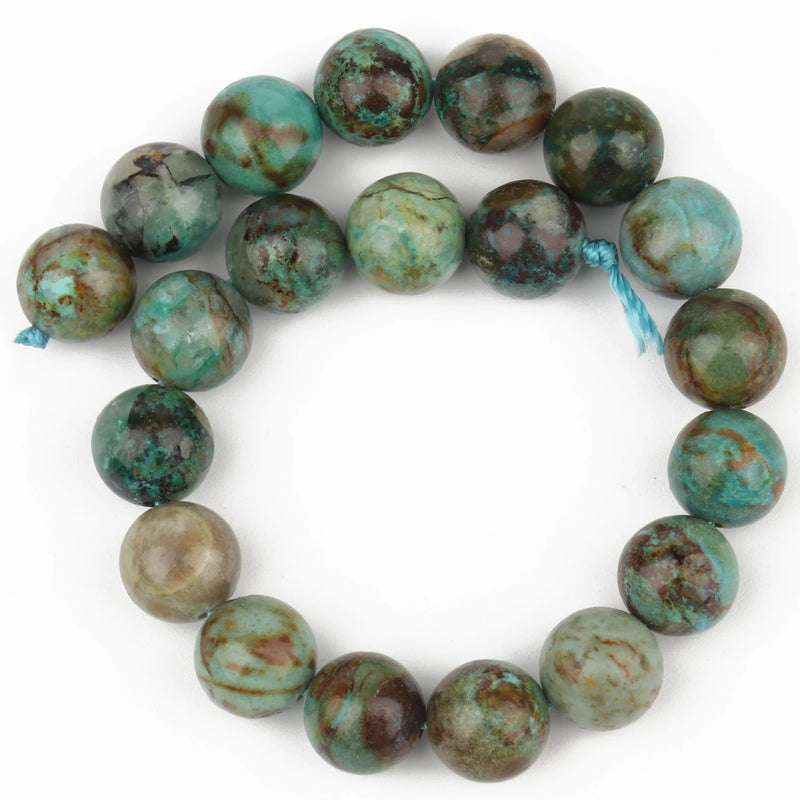 Phoenix Turquoise Stone Beads 6mm 8mm 10mm Round Loose Spacer Bead