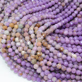 Natural Phosphosiderite Faceted Round Beads 4.5mm