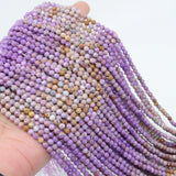 Natural Phosphosiderite Faceted Round Beads 4.5mm