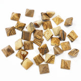 Natural Picture Stone Pyramid Gemstone Chakra Sandstone Ornaments