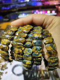 Pietersite Stone Beads Bracelet Natural Gemstone DIY Jewelry