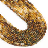 Pietersite Stone Beads Faceted Gems Loose Spacer Beads for Jewelry Making 15''