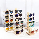 Pine Wood Scented Sunglasses Display Rack Shelf Jewelry Holder