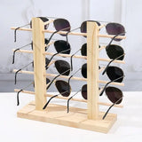 Pine Wood Scented Sunglasses Display Rack Shelf Jewelry Holder