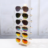 Pine Wood Scented Sunglasses Display Rack Shelf Jewelry Holder