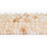 Pink Aventurine Faceted Round Stone Beads 15inches 6/8/10mm