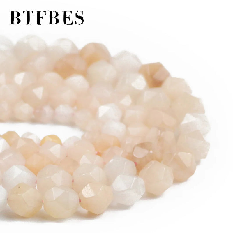 Pink Aventurine Faceted Round Stone Beads 15inches 6/8/10mm