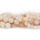 Pink Aventurine Faceted Round Stone Beads 15inches 6/8/10mm