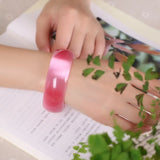 Natural Pink Crystal Opal Bracelet Ladies Joker Jade Bracelet Jewelry
