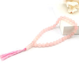 Pink Crystal Stone Bracelet Tasbih 12mm Pearl Muslim Casual Wedding Bracelet