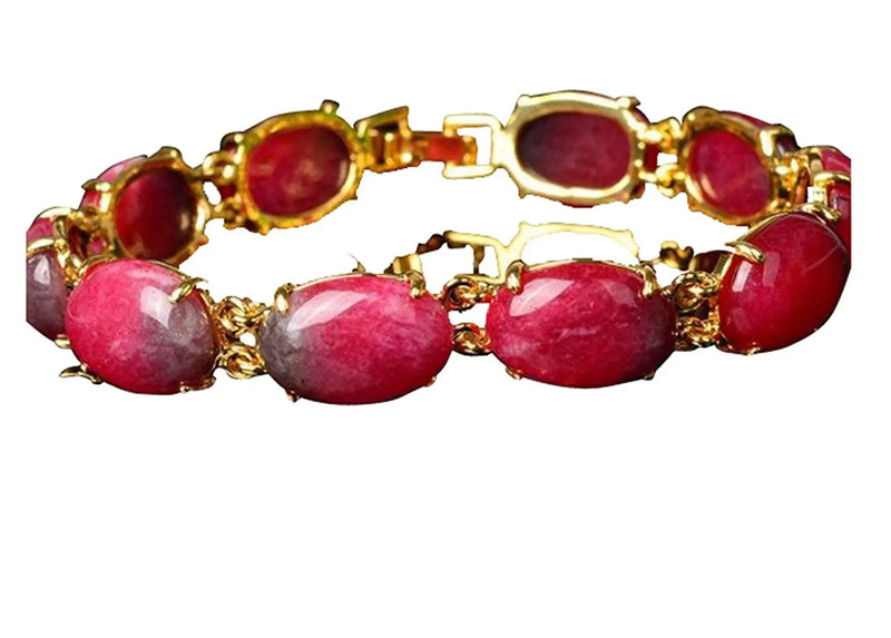 Pink Jade Round Beads Prayer Bracelet Jewelry