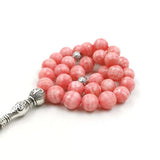 Pink Jasper Tasbih 33 Islamic Prayer Beads