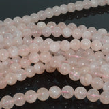 Natural Pink Morganite Round Beads 8mm