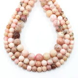 Pink Opal Round Beads Strand 6/8/10/12MM DIY Jewelry Making