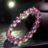 Rose Quartz Round Beads Bracelet 10mm