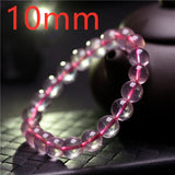 Rose Quartz Round Beads Bracelet 10mm