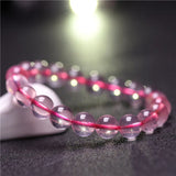 Rose Quartz Round Beads Bracelet 10mm