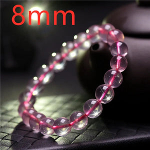 Rose Quartz Gemstone Bracelet 8mm-11mm Beads AAAAA