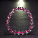 Rose Quartz Gemstone Bracelet 8mm-11mm Beads AAAAA