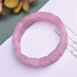 Rose Quartz Madagascar Bracelet Lucky Crystal Bangle Jewelry