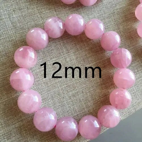 Rose Quartz Women Bracelet - Madagascar Stretch Round Beads Jewelry