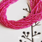 Pink Ruby Spinel Beads Seed Beads Jewelry Making DIY