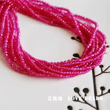 Pink Ruby Spinel Beads Seed Beads Jewelry Making DIY