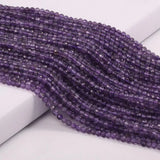 Natural Pink Tourmaline Beads Faceted Round Beads 2-3mm