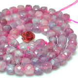 Natural Pink Tourmaline Micro Faceted Cube Loose Gemstones