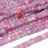 Natural Pink Tourmaline Micro Faceted Cube Loose Gemstones