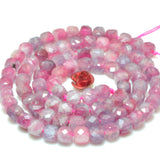 Natural Pink Tourmaline Micro Faceted Cube Loose Gemstones