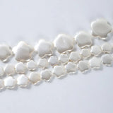 Plum Flower Shell Beads Mother Of Pearl Loose Spacer For Jewelry Making