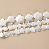 Plum Flower Shell Beads Mother Of Pearl Loose Spacer For Jewelry Making