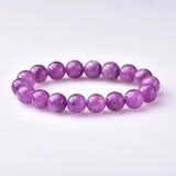 Plum Tourmaline Bracelet Natural Healing Quartz Women Jewelry Gift