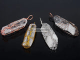 Natural Crystal Quartz Reiki Chakra Tree of Life Wire Wraped 5Pcs